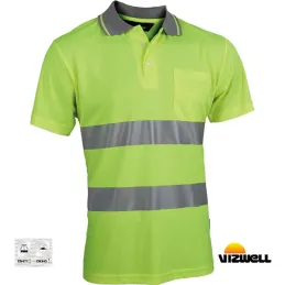 VİZWELL VWPS01A SARI COOLPASS KUMAS REFLEKTÖRLÜ POLO T-SHIRT