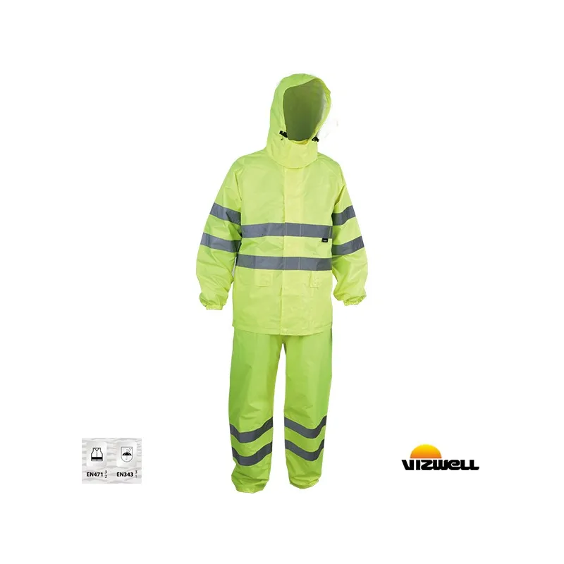 Vizwell VWJK67 150 D Takım Reflektörlü Yağmurluk