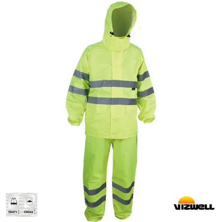 Vizwell VWJK67 150 D Takım Reflektörlü Yağmurluk