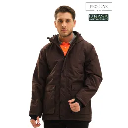 IZRASA ProLine 250 D Yırtılmaz Cok Fonksiyonlu Kahverengi Parka