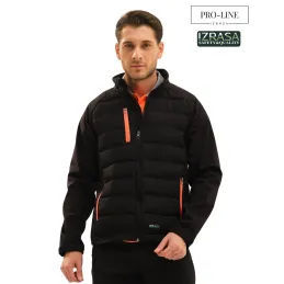 IZRASA ProLine Ozel Tasarım Turuncu Fermuarlı Mont