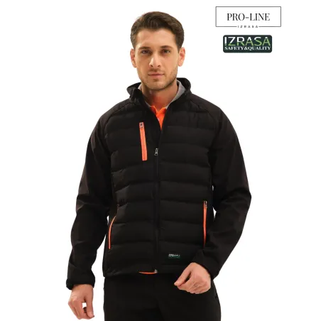 IZRASA ProLine Ozel Tasarım Turuncu Fermuarlı Mont