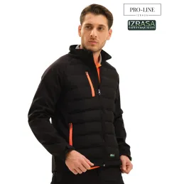 IZRASA ProLine Ozel Tasarım Turuncu Fermuarlı Mont