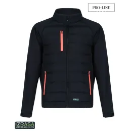 IZRASA ProLine Ozel Tasarım Turuncu Fermuarlı Mont