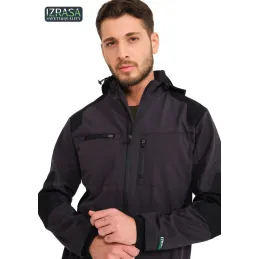 IZRASA Antrasit ProLine Technical Softshell Design Mont