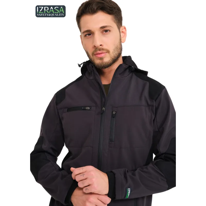 IZRASA Antrasit ProLine Technical Softshell Design Mont