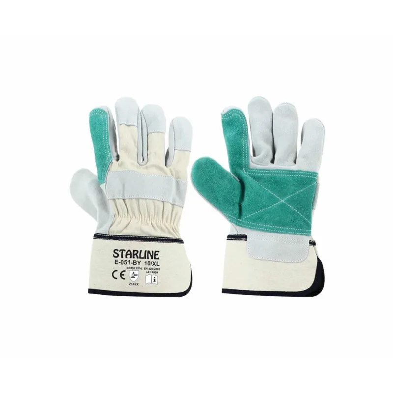 STARLİNE E-051-BY Takviyeli Deri Eldiven