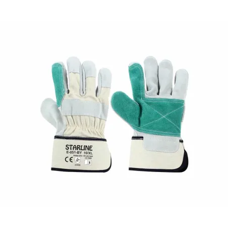 STARLİNE E-051-BY Takviyeli Deri Eldiven