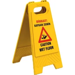 Açılır Kaygan Zemin Levhası