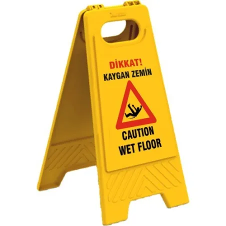 Açılır Kaygan Zemin Levhası