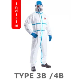 TPT Profesyonel Kimyasal Tulum Type 3B - 4B