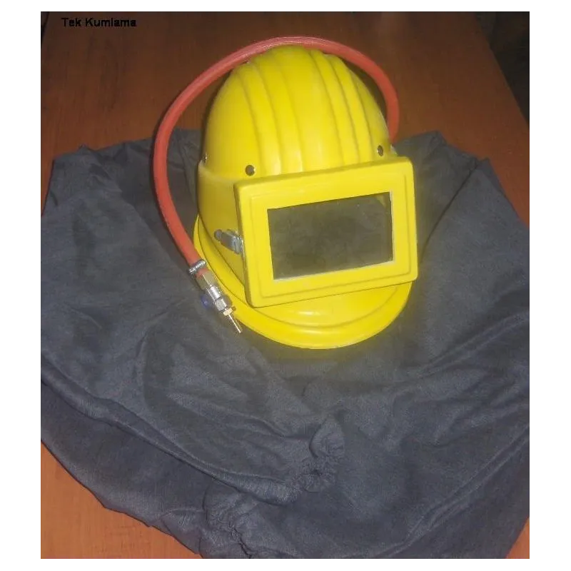 KUMLAMA MASKESİ OMUZLUK DAHİL - SARI RENK