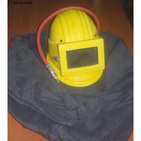 KUMLAMA MASKESİ OMUZLUK DAHİL - SARI RENK