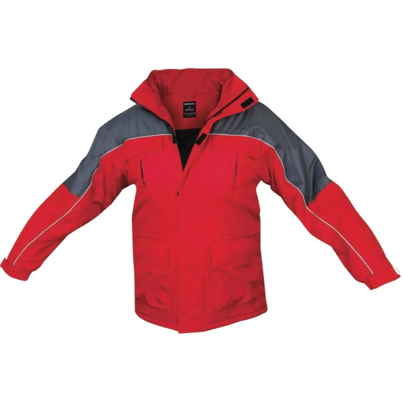 Izrasa NR22 Monacco Ripstop Parka İki Renkli Kırmızı