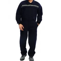 Lacivert Boy İşçi Tulumu 16/12 Gabardin