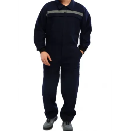 Lacivert Boy İşçi Tulumu 16/12 Gabardin