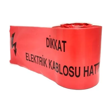 Elektrik Kablosu Hattı ikaz Bandı 15cm