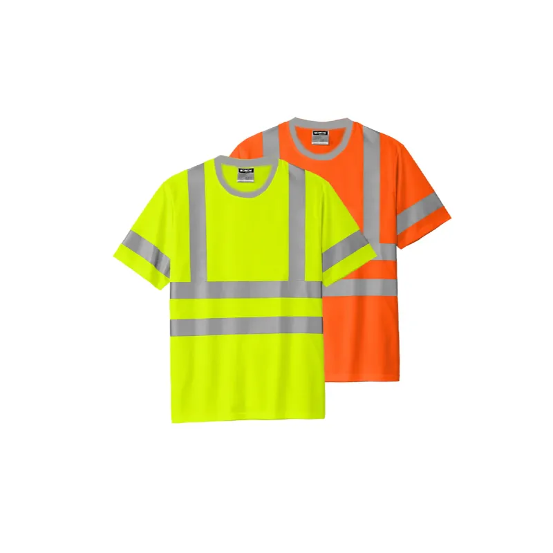 Bisiklet yaka Reflektörlü tişört