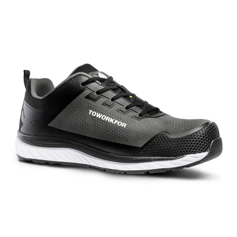 Toworkfor Super Set Grey S1P SRC ESD İş Ayakkabısı