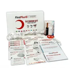 First Plus Beyaz Çantalı Tekne Tipi İlk Yardım Seti FP 02101