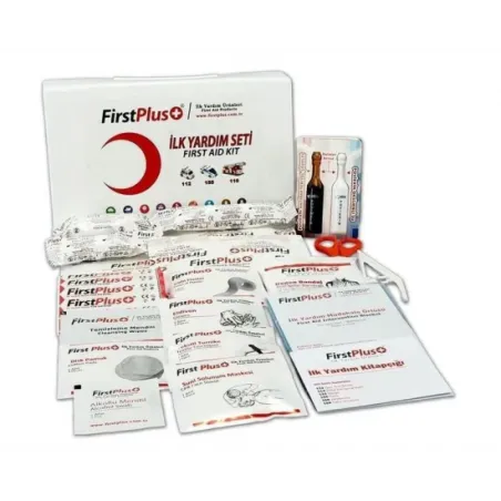 First Plus Beyaz Çantalı Tekne Tipi İlk Yardım Seti FP 02101