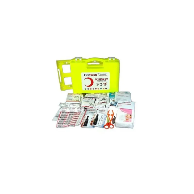 First Plus EKO Sarı Çantalı İş Yeri Tipi İlk Yardım Seti FP 04102