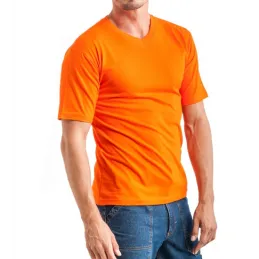 Turuncu Bisiklet Yaka Tsirt