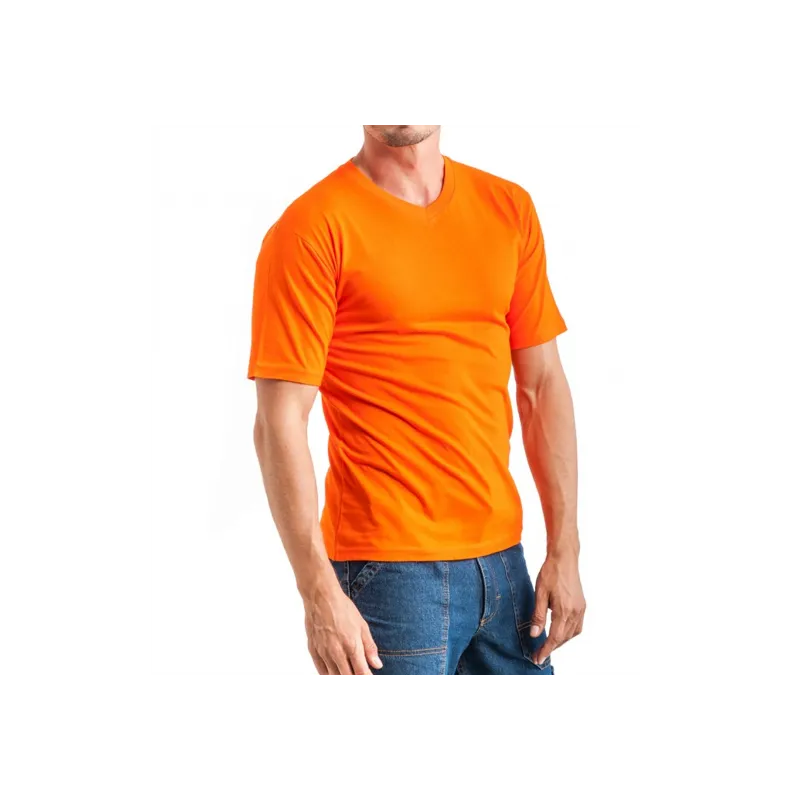 Turuncu Bisiklet Yaka Tsirt