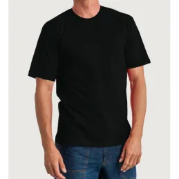 Siyah Bisiklet Yaka Tsirt