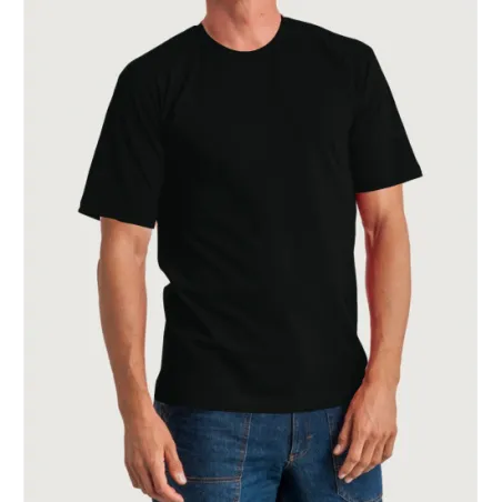 Siyah Bisiklet Yaka Tsirt