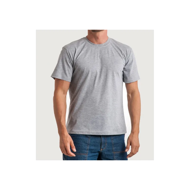 Gri Bisiklet Yaka Tsirt