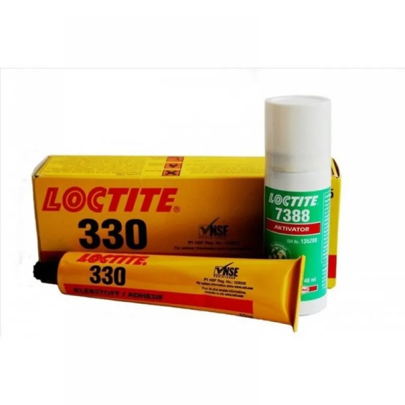 LOCTITE AA 330/7388 Akrilik Yapısal Yapıştırıcı 50/40 Ml Set 12 Adet