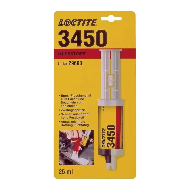 LOCTITE EA 3450 Çelik Dolgulu İki Bileşenli Hızlı Kuruyan Yapıştırıcı 25 Ml