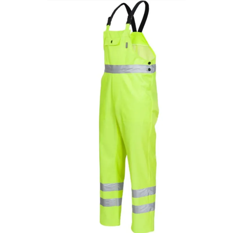 NEON SARI REFLEKTÖRLÜ ASKILI TULUM