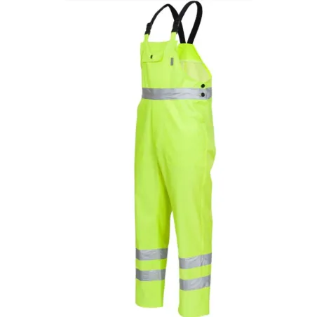 NEON SARI REFLEKTÖRLÜ ASKILI TULUM