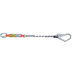 KA388 Şok Emici Tek İpli Statik Halatlı Büyük Kancalı Karabinalı