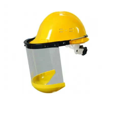 Essafe Ge 1270-2 Vidalı Baret Şeffaf Çene Korumalı Siperlik
