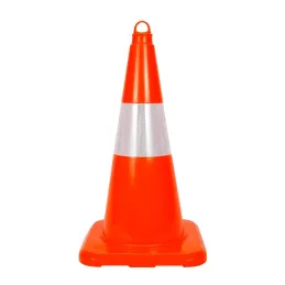 PVC Trafik Konisi 50 cm Reflektifli Trafik Dubası