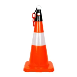 PVC Trafik Konisi 50 cm Reflektifli Trafik Dubası