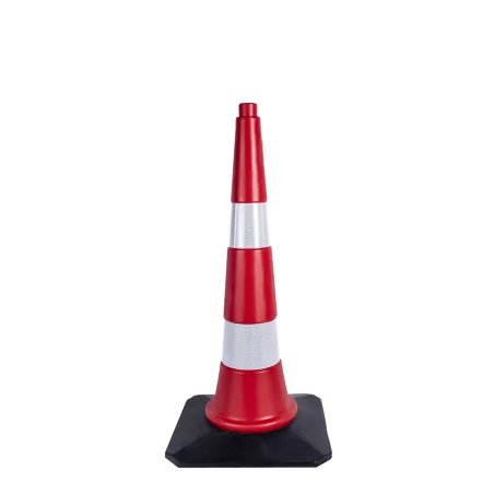 90 CM KAUÇUK TABANLI TRAFİK VE REKLAM KONİSİ