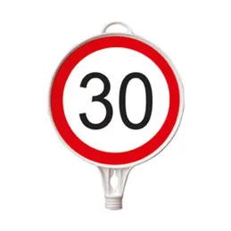 Azami Hız 30 km Yuvarlak Levha Çift Taraf Baskı