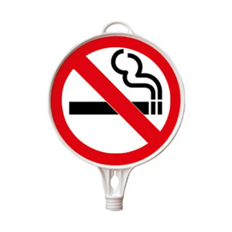Sigara İçilmez Yuvarlak Levha Çift Taraf Baskı
