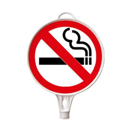 Sigara İçilmez Yuvarlak Levha Çift Taraf Baskı