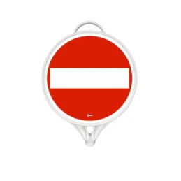 Girilmez Yuvarlak Levha Tek Taraf Baskı