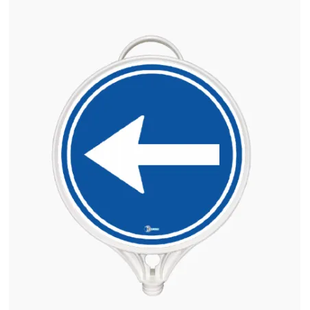 Sola Mecburi Yön Yuvarlak Levha Tek Taraf Baskı