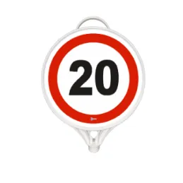 Azami Hız 20 km Yuvarlak Levha Çift Taraf Baskı