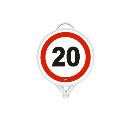 Azami Hız 20 km Yuvarlak Levha Çift Taraf Baskı