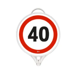 Azami Hız 40 km Yuvarlak Levha Çift Taraf Baskı