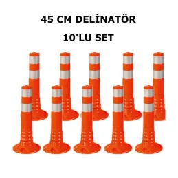 TPU Delinatör 45 cm 10 lu Set