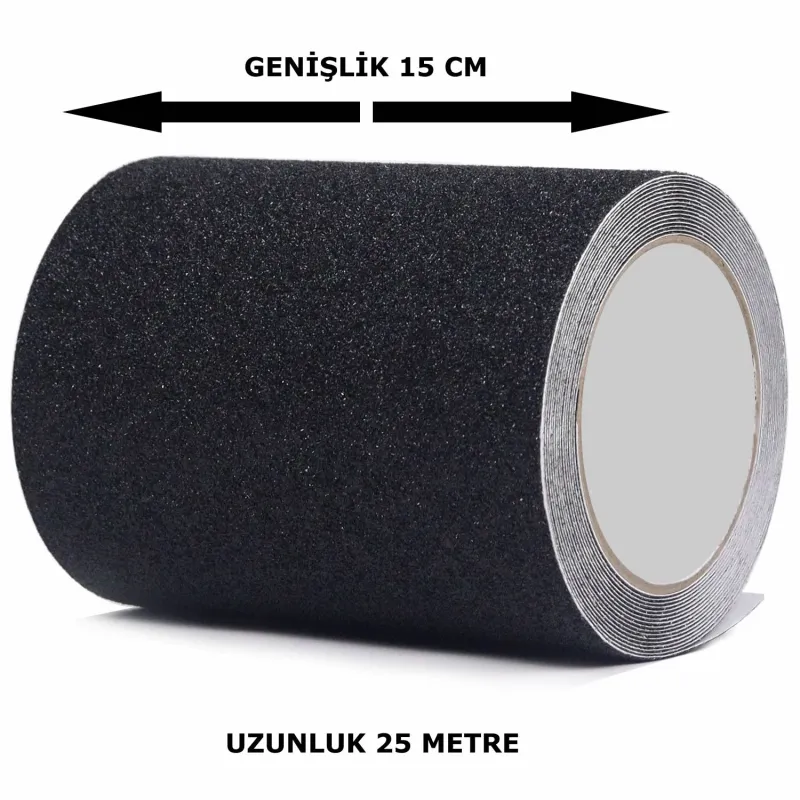 Merdiven Kaydırmaz Bant 25 Metre 15 cm